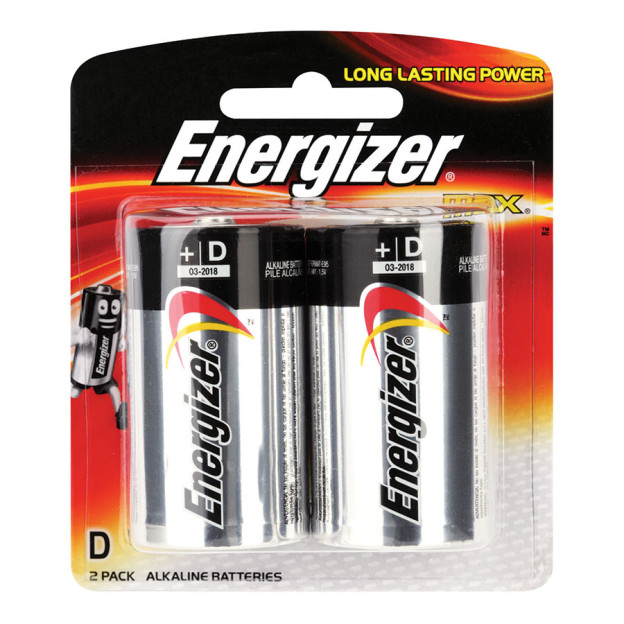 2pcs/pack Energizer MAX D Alkaline Battery (E95) - Portable Engineering ...