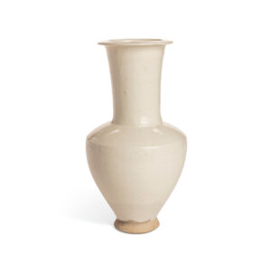 Calandis Modern White Ceramic Flower Vase