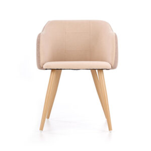 Umi Amber Unique Velvet Armchair With Armrest