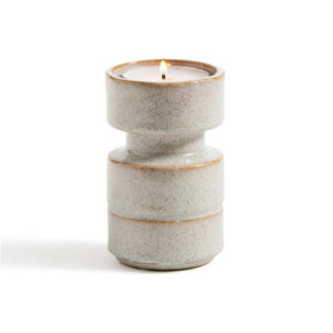 Farmhouse Candle Holders Wooden Small Pillar