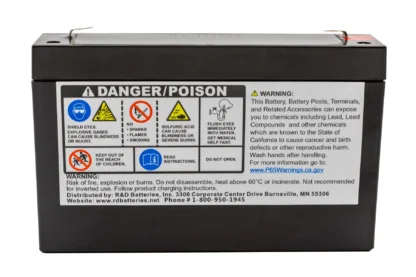 6 Volt 7.0Ah SLA UPS Replacement Battery - Image 3