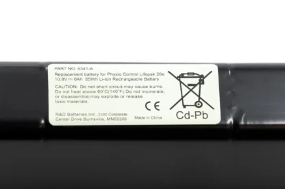 Physio Control Lifepak 20e Replacement Battery - Image 2