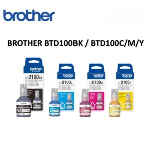 Brother BTD100 Refill Ink Black, Cyan, Magenta, Yellow, BTD 100