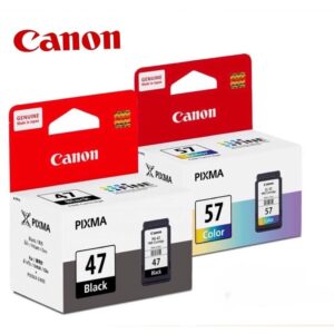 CANON PG-47 BLACK CL-57 COLOR CL-57S COLOR E400/410/460/470/E480