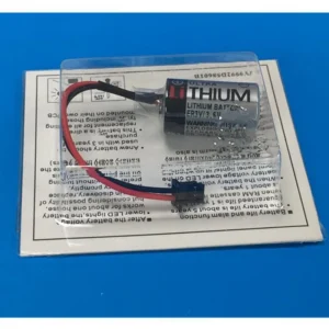 Toshiba ER3V Battery Black Connector 3.6V PLC Module Lithium Battery